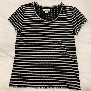 Madewell Lettuce-Edged Striped T-shirt